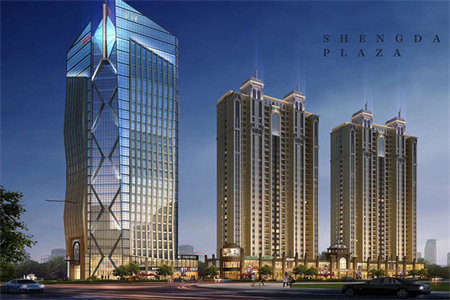 城西熙城国际熙园3室2厅1卫107m2毛坯房